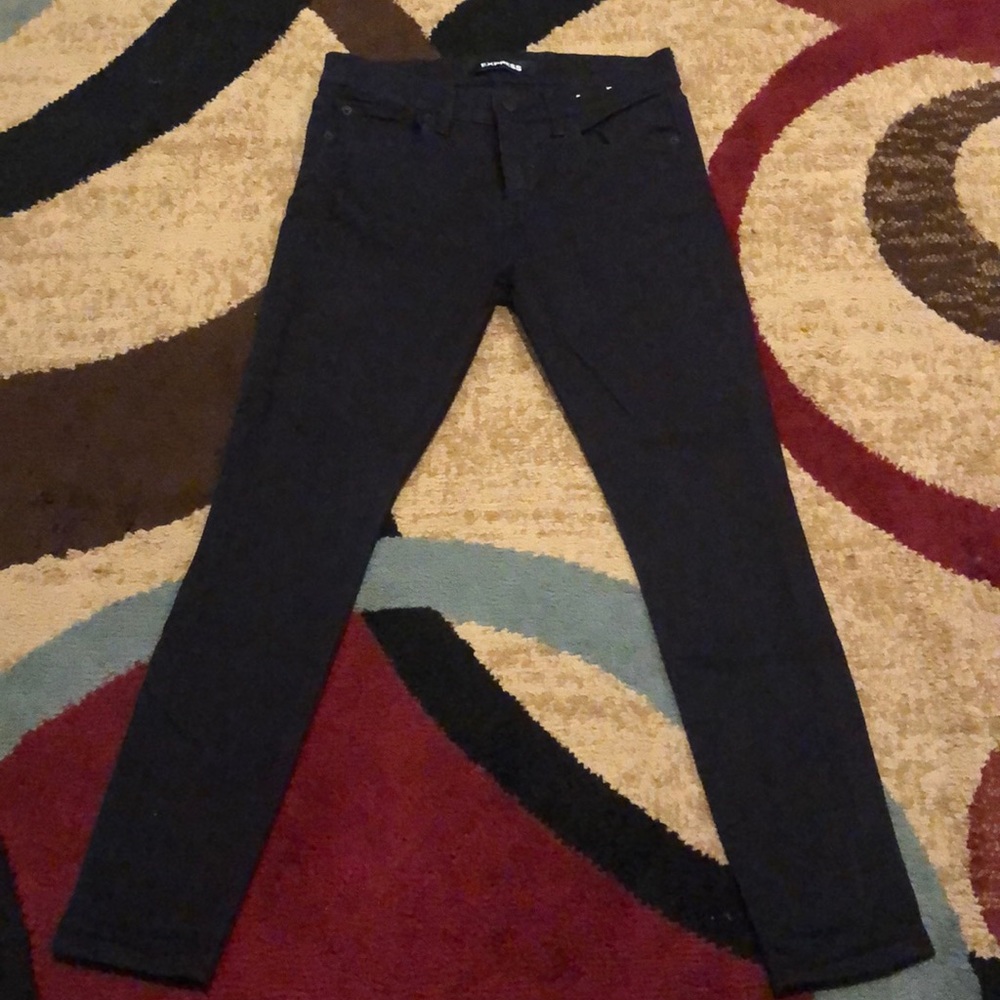 Express black jeans